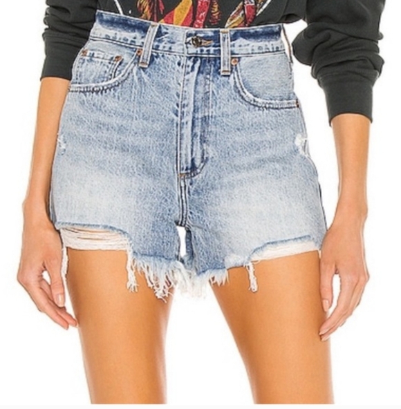PISTOLA MAEVE SUPER HIGH RISE CUT OFF SHORTS IN DOLORES PARK SIZE 27 - Picture 8 of 8
